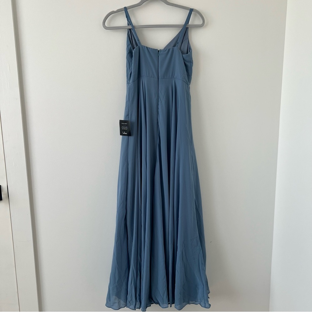 All About Love Maxi Dress Size S slate blue wedding guest bridesmaid formal - Picture 5 of 7